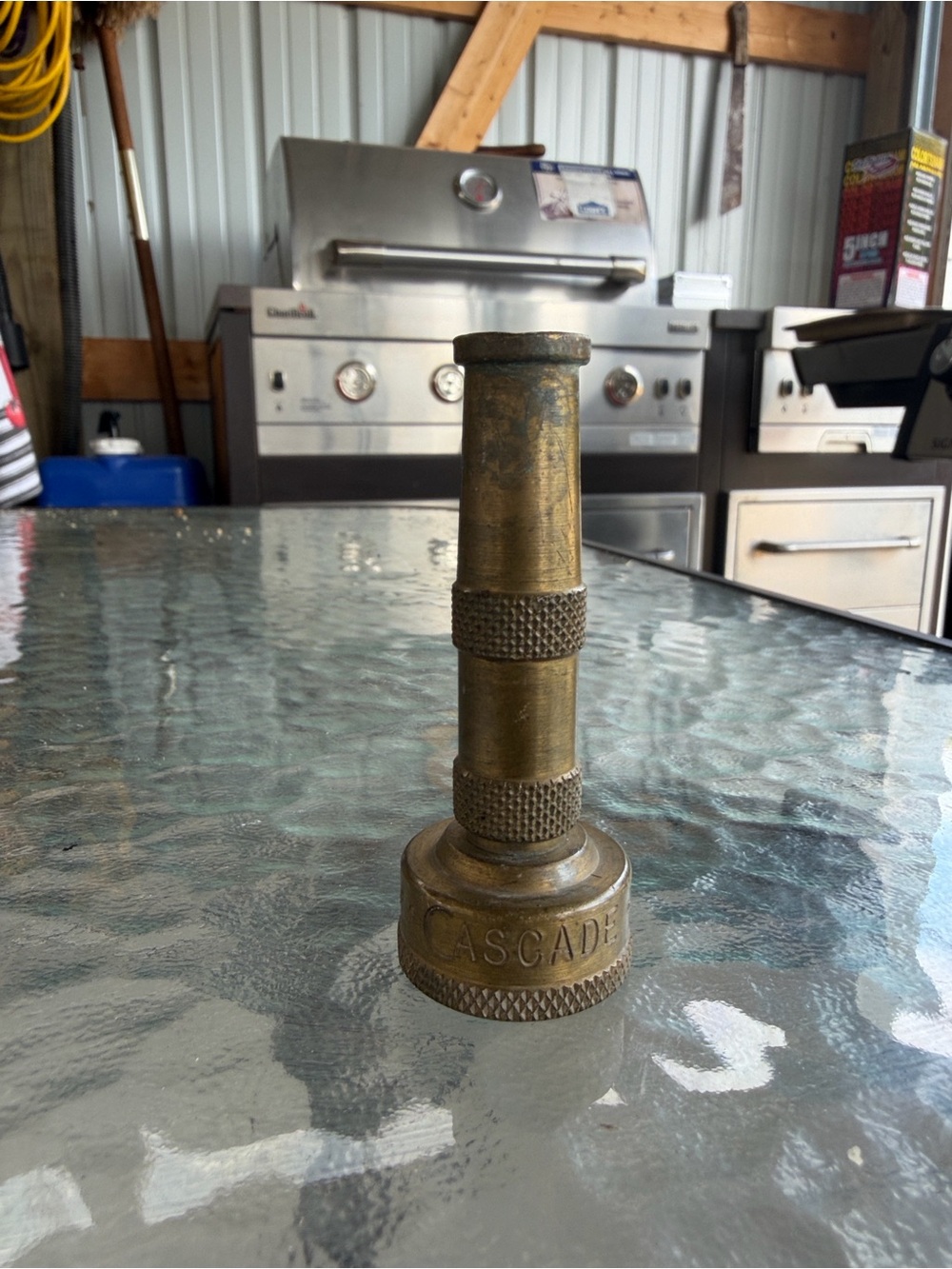 Brass Garden Hose Nozzle - cascade